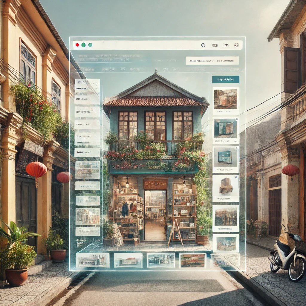 Website cửa hàng Phước An Krông Păk